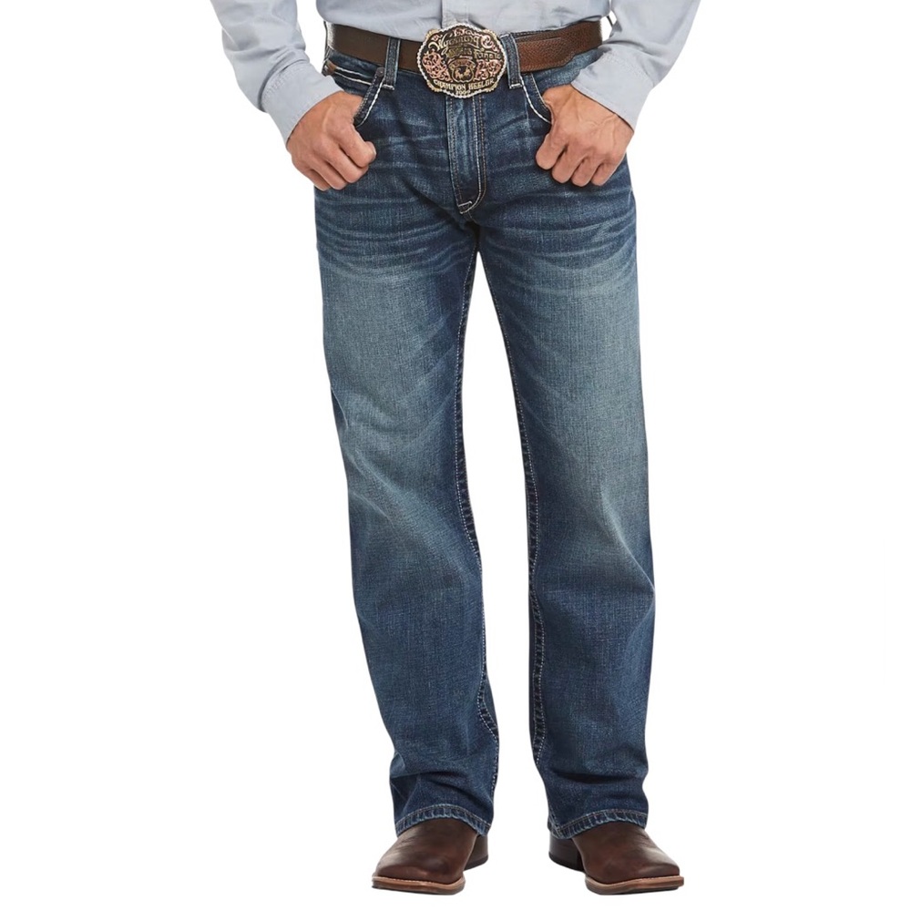 Ariat M4 Men’s Low-Rise Stretch Boot-Cut Jeans Size‎ 40 X 32